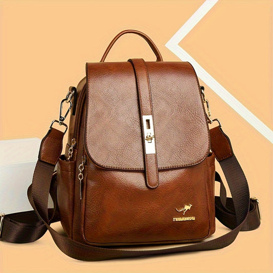 Vintage Anti-Theft Backpack Purse
