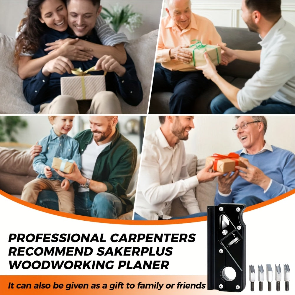 Woodworking Planer Set (6 Blade Heads)