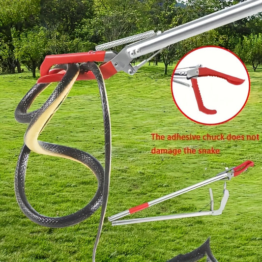 1 Heavy-Duty Stainless Steel Snake Pliers with Locking Mechanism