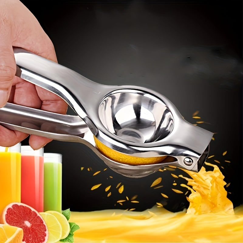 Stainless steel manual citrus juicer