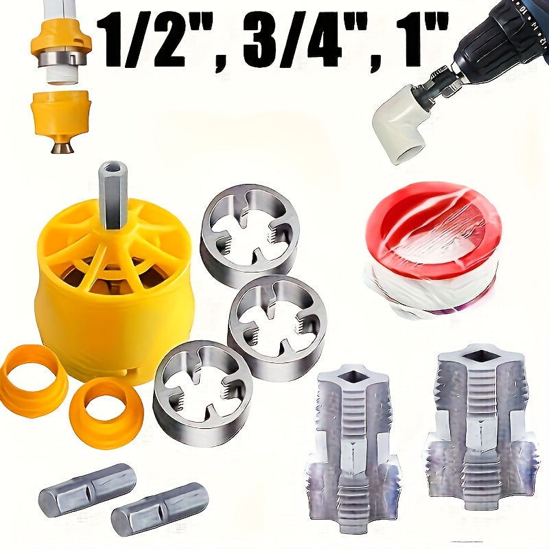 11pcs Plastic Pipe Threading Tool Set
