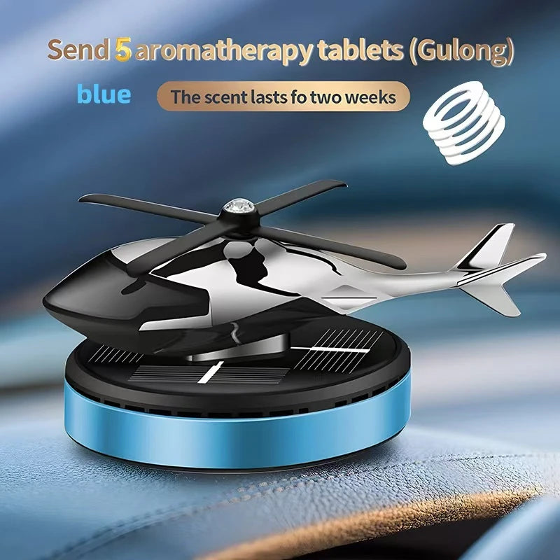 Solar-Powered 360° Rotating Car Aromatherapy Diffuser