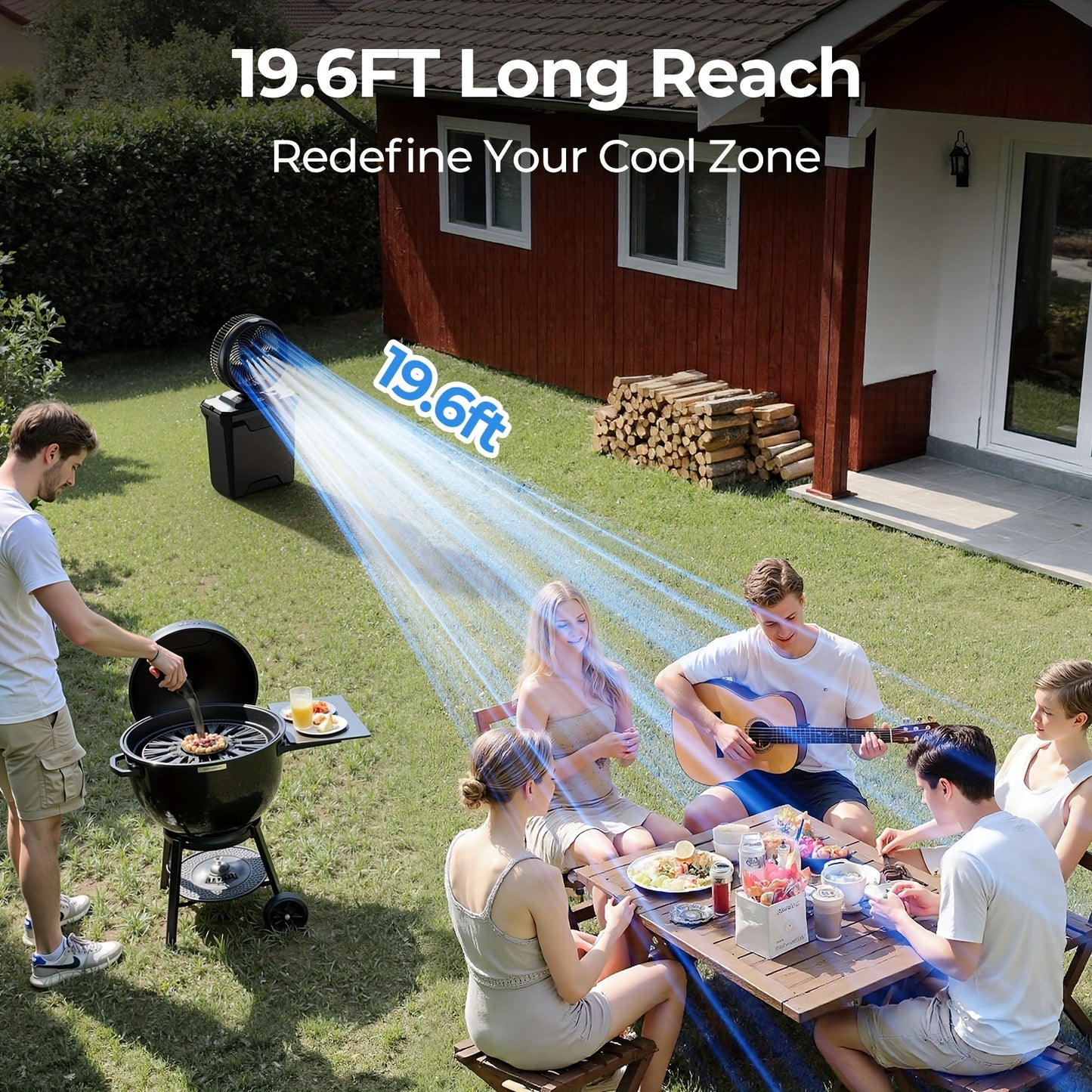 10 Inch Camping Misting Fan