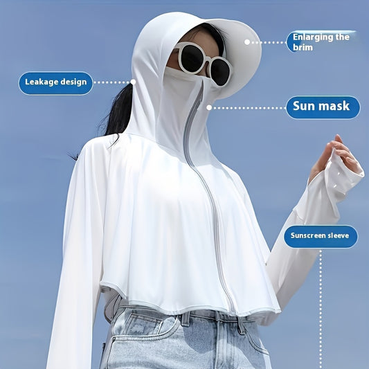Summer women's short sun protection jacket cape sun protection clothing