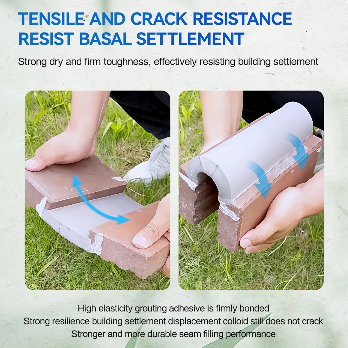 Waterproof Self-leveling Magic Concrete Crack Repair