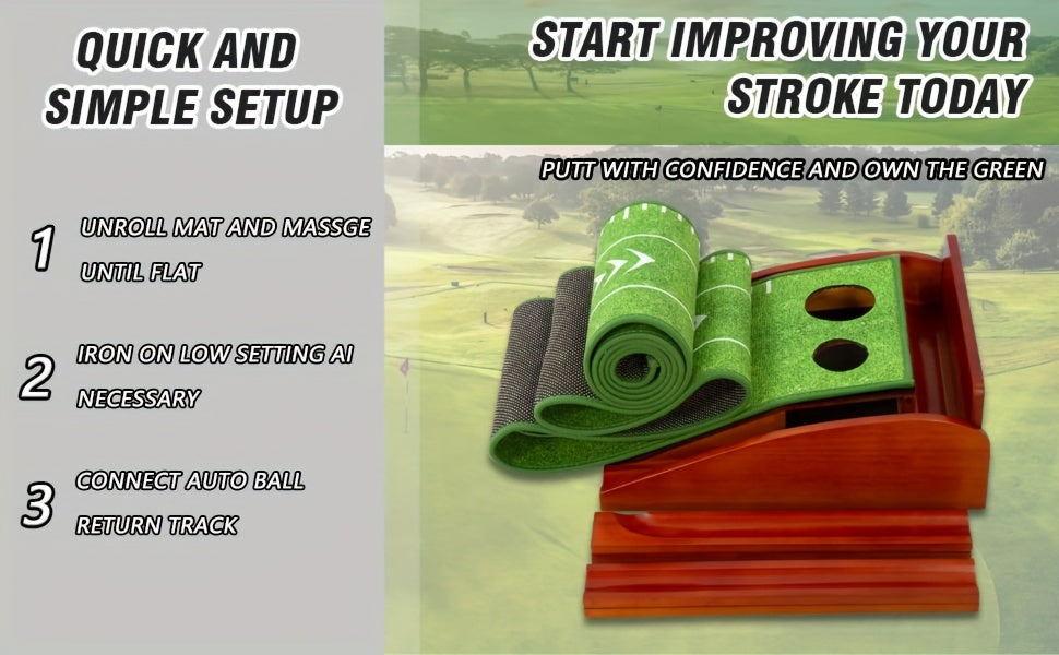 [Golf Putting Mat] 2.5m PGM Golf Putting Mat