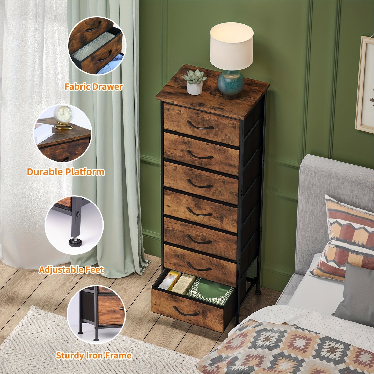 Tall Dresser For Bedroom