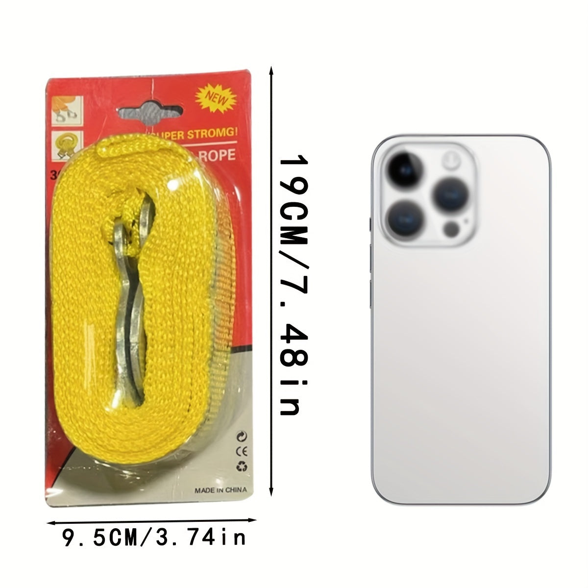 Thickened tow rope traction belt