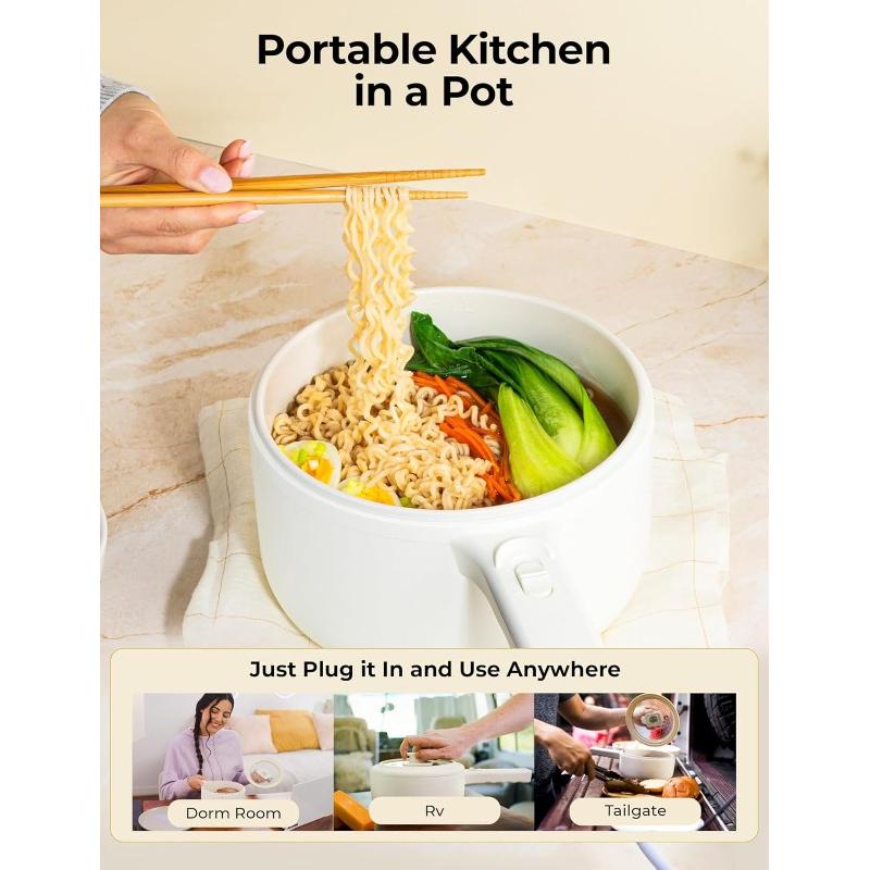 1.5L Ceramic Hot Pot Electric Skillet