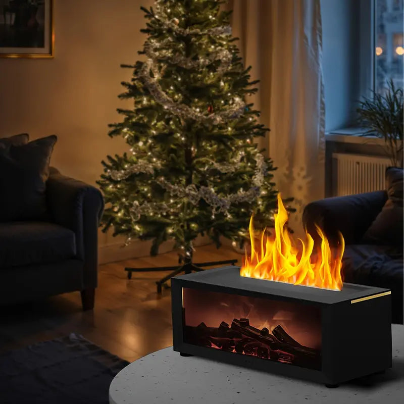 USB-Powered Simulated Flame Aroma Diffuser