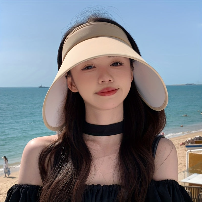 Women's Summer Wide Brim Topless Hat