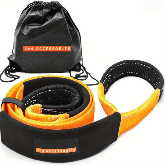 Emergency Towing Winch Line Extension, with Extra Large Portable Bag