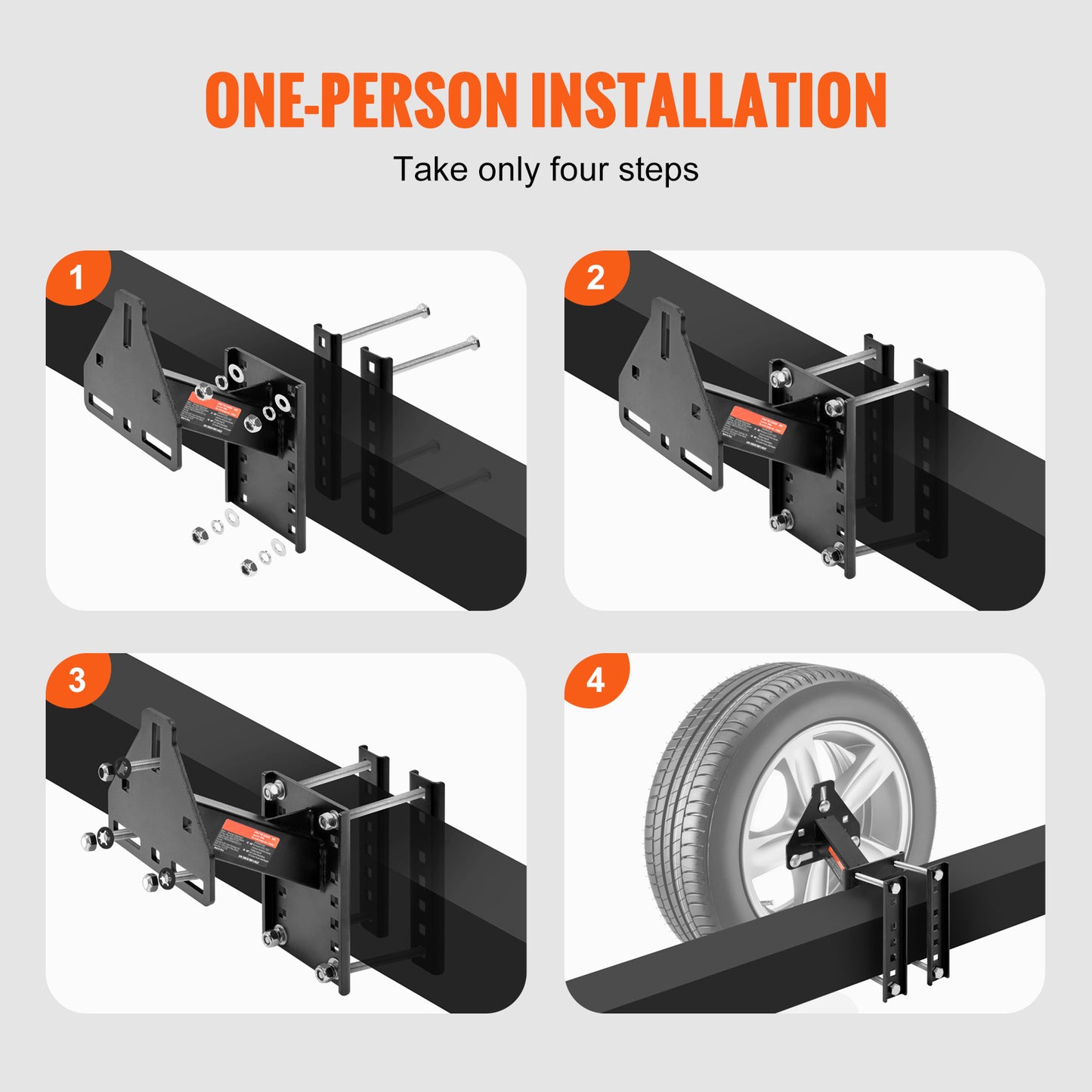 Spare Tire Carrier, Trailer Spare Tire Mount