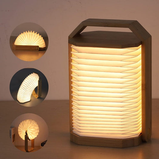 USB Rechargeable 1pc Folding Book Lamp