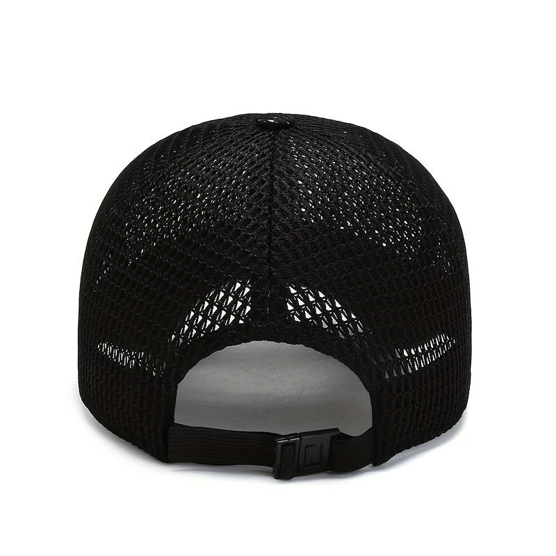 Breathable mesh baseball cap
