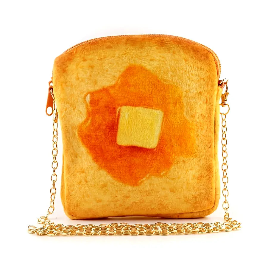 Women's Toast-Shaped Crossbody Bag