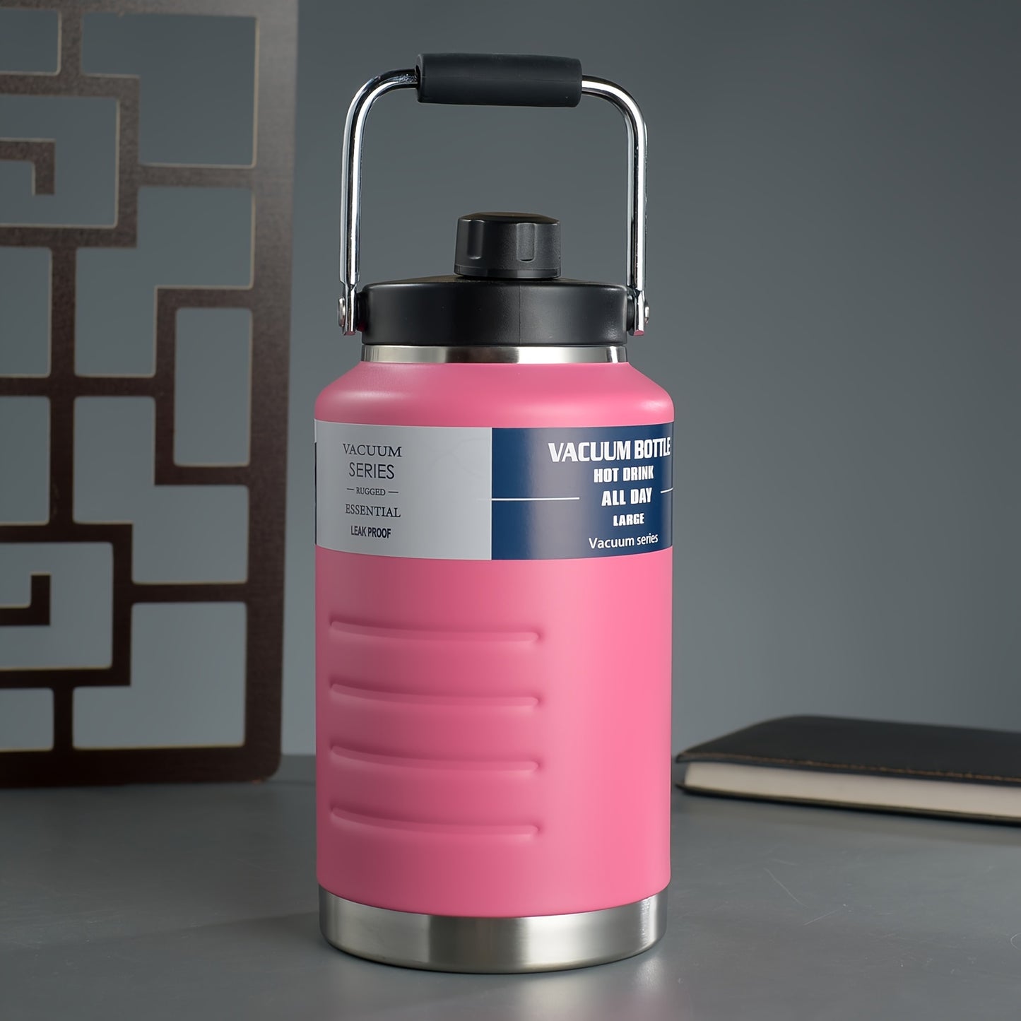 Stainless Steel Insulated Vacuum Bottle 2000ml with Magnetic Lid