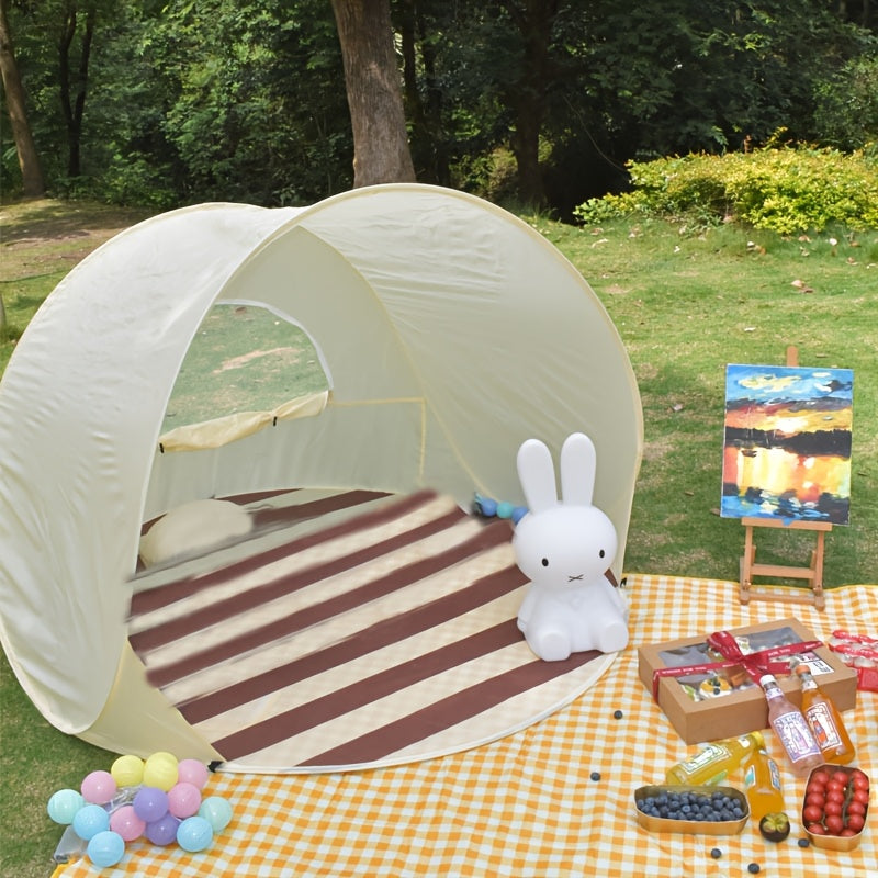 1 quick-setup oval pop-up tent