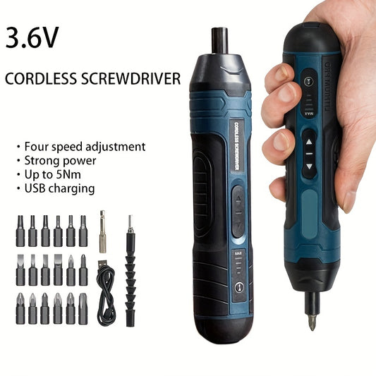 3.6V lithium cordless screwdriver Cordless Electric Screwdriver Set