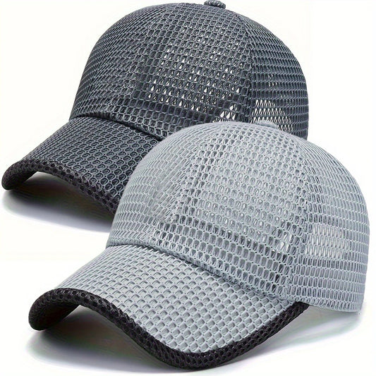 Breathable mesh baseball cap