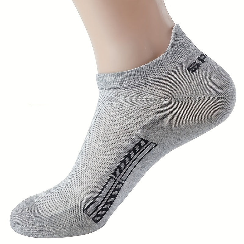 10 Pairs Of Unisex Cotton Blend Anti Odor