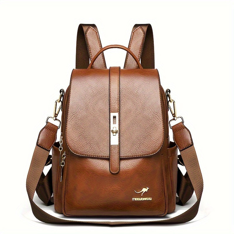 Vintage Anti-Theft Backpack Purse