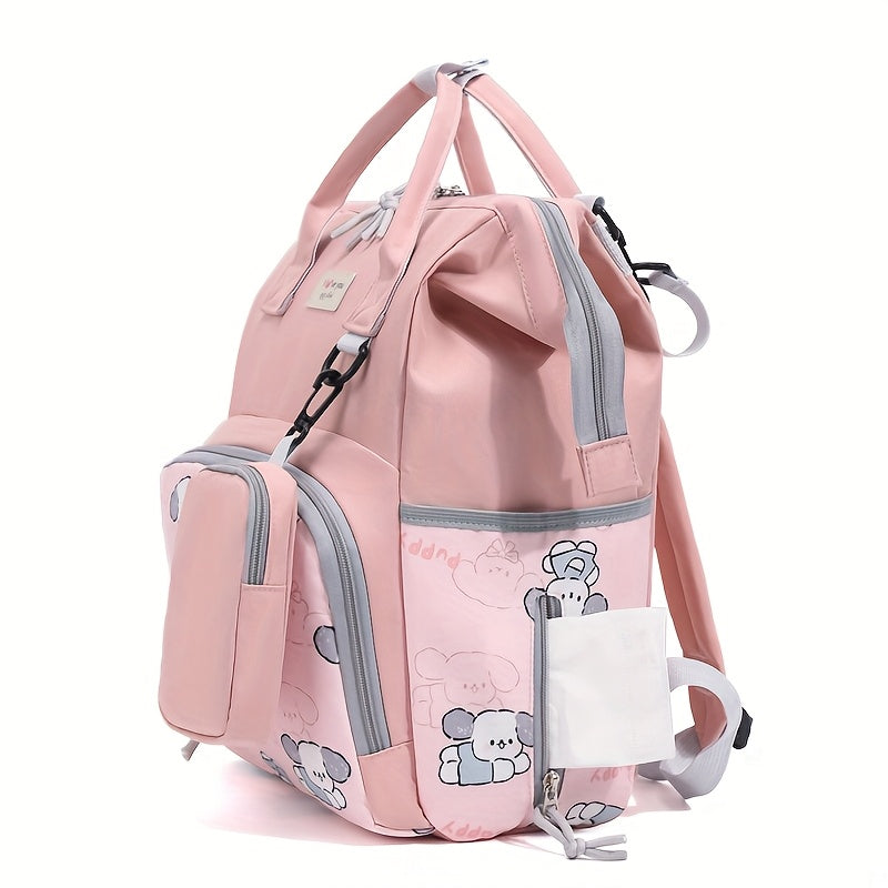 Spacious Cute Cartoon Prints Backpack