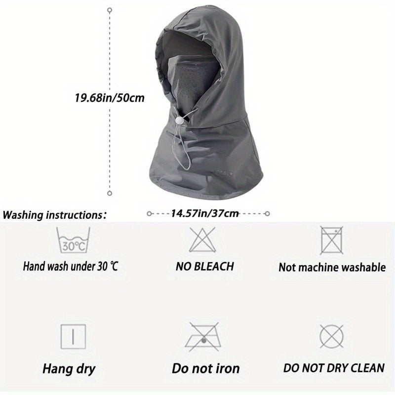 Women'sProtectionHat with Neck Guard & Face Mask