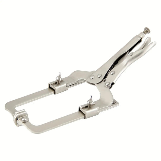 1pc Heavy-Duty  Adjustable Locking Telescopic Slide Welding C-Clamp