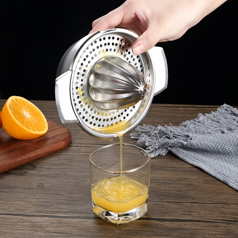 2pcs Stainless Steel Manual Citrus Juicer