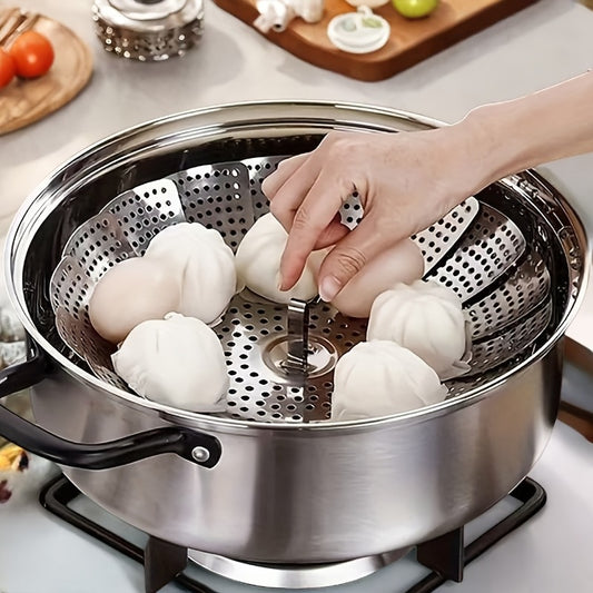 1 Heavy-Duty Folding Steamer Basket