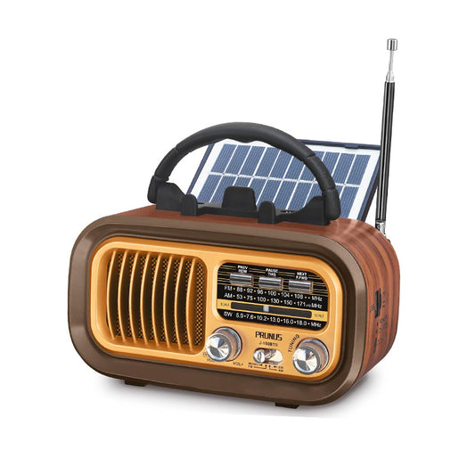 Solar Retro Radio Mini Portable Subwoofer Speaker