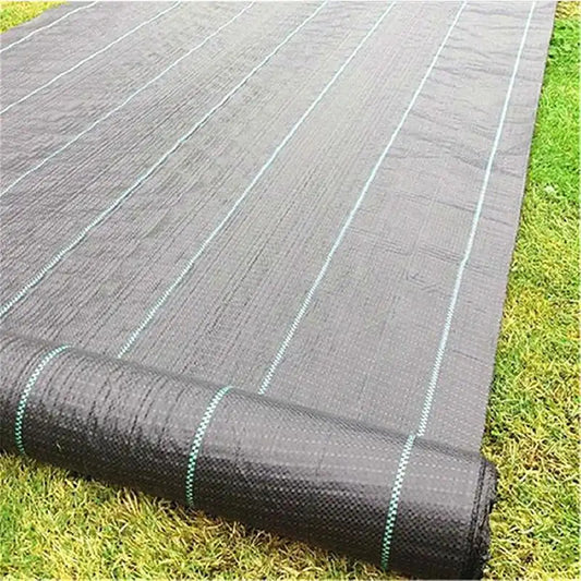 Heavy-Duty Weed Barrier Fabric - Durable Woven Landscape Mat