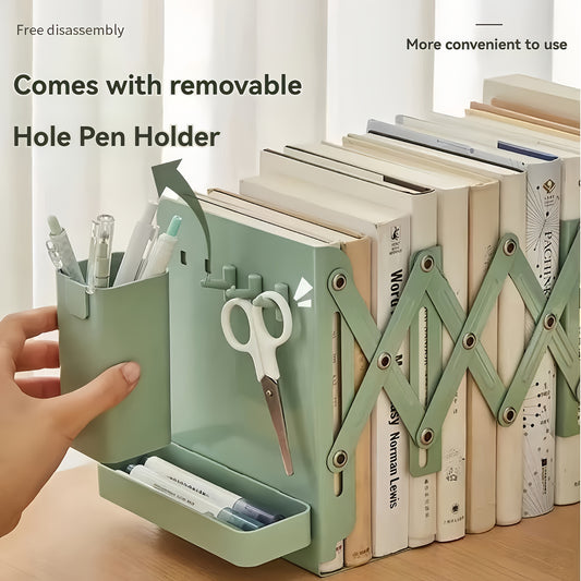 A Set of Sturdy And Versatile Retractable Bookends