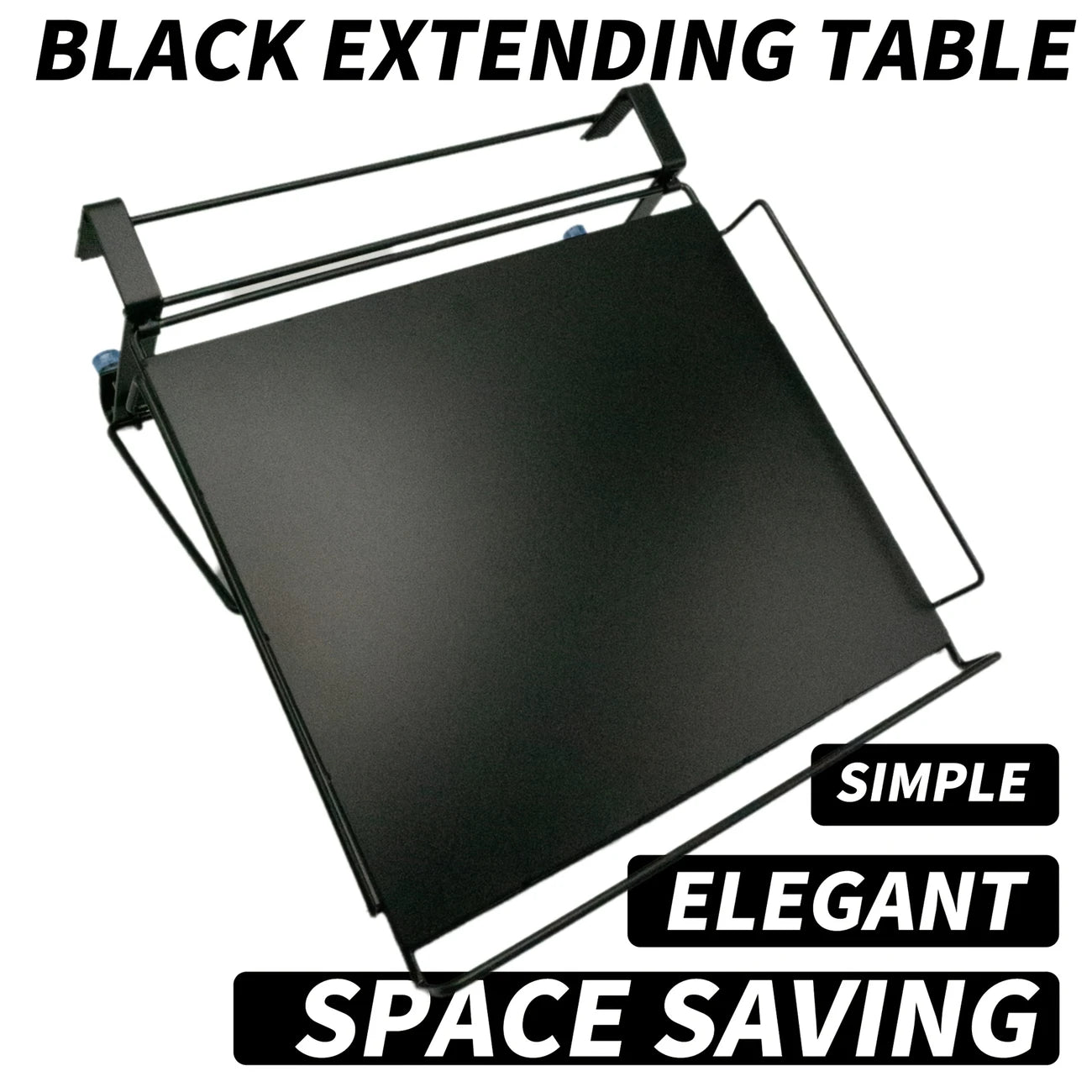 Stainless steel foldable tabletop storage rack