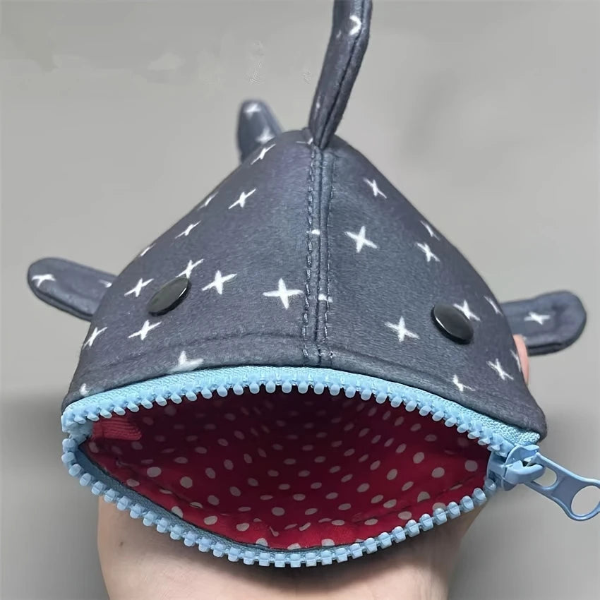 1-Piece Cute Blue Shark Fish Pencil Case
