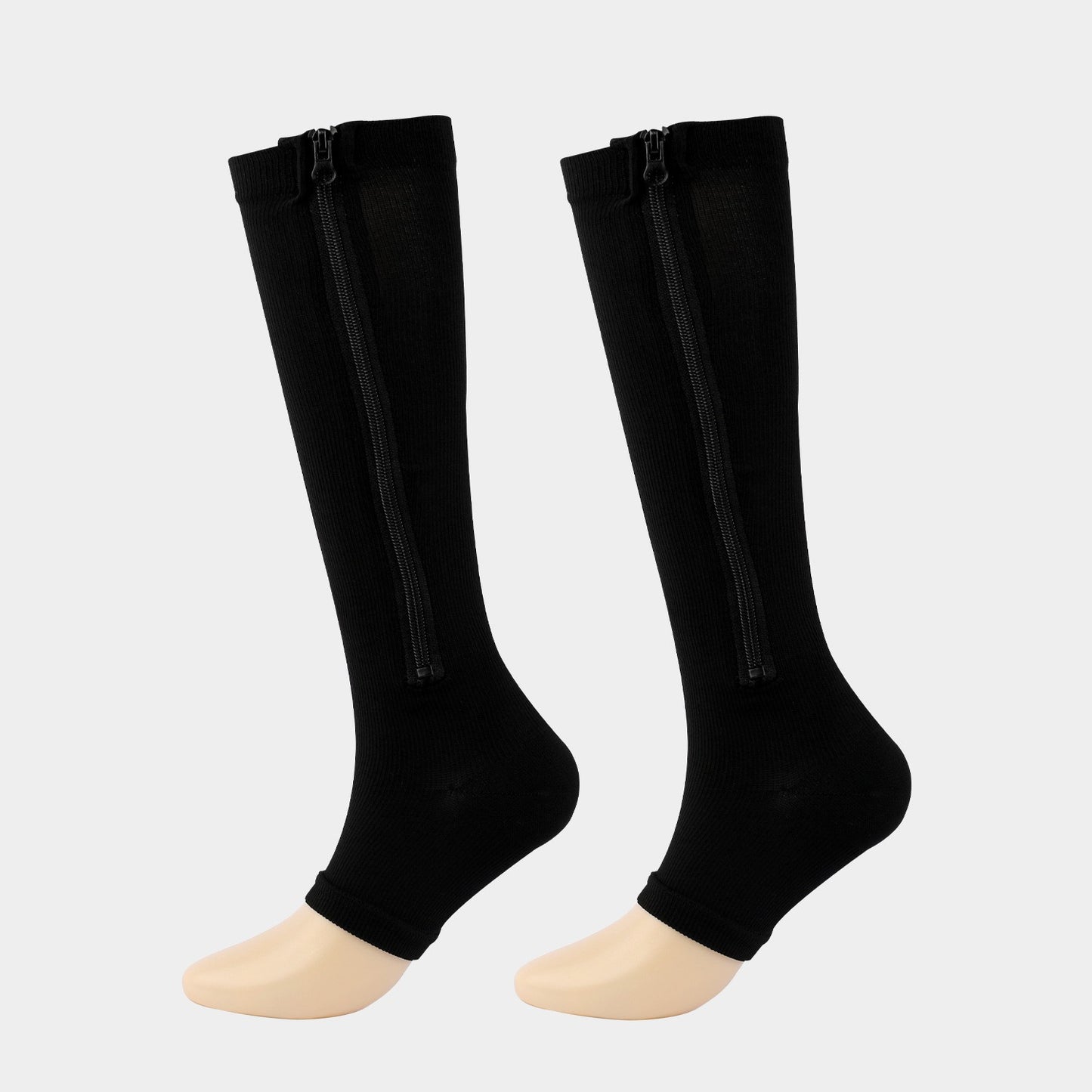 Women's Compression Socks with Open Toe Breathable Design