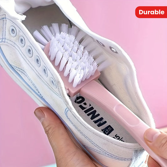 5-Sided Shoe Brush with Double-Sided Circular Cleaning
