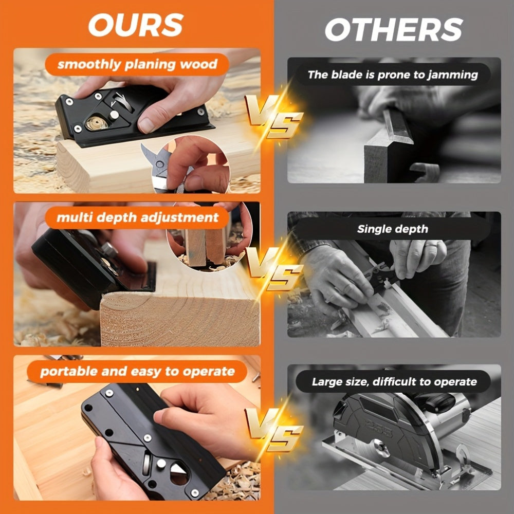 Woodworking Planer Set (6 Blade Heads)