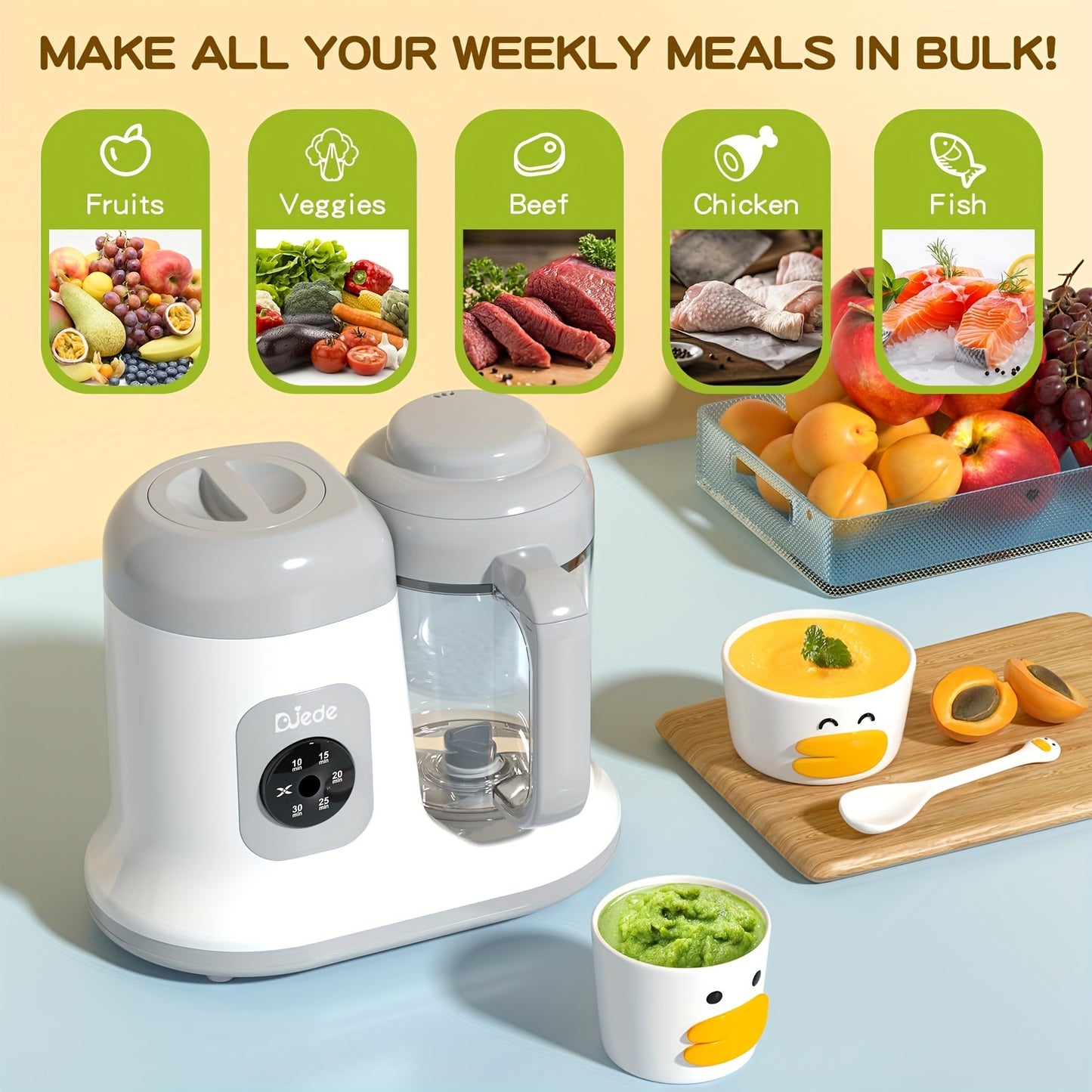Youngsters Food Maker - Auto Cooking, One Button Control