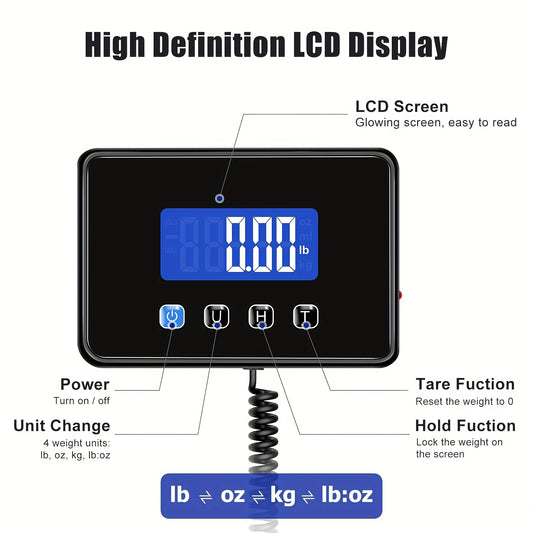 660lb Heavy-Duty Digital Scale