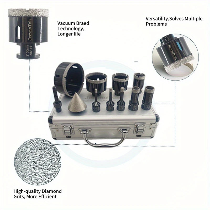  Higher Quality Diamond Core Drills Set