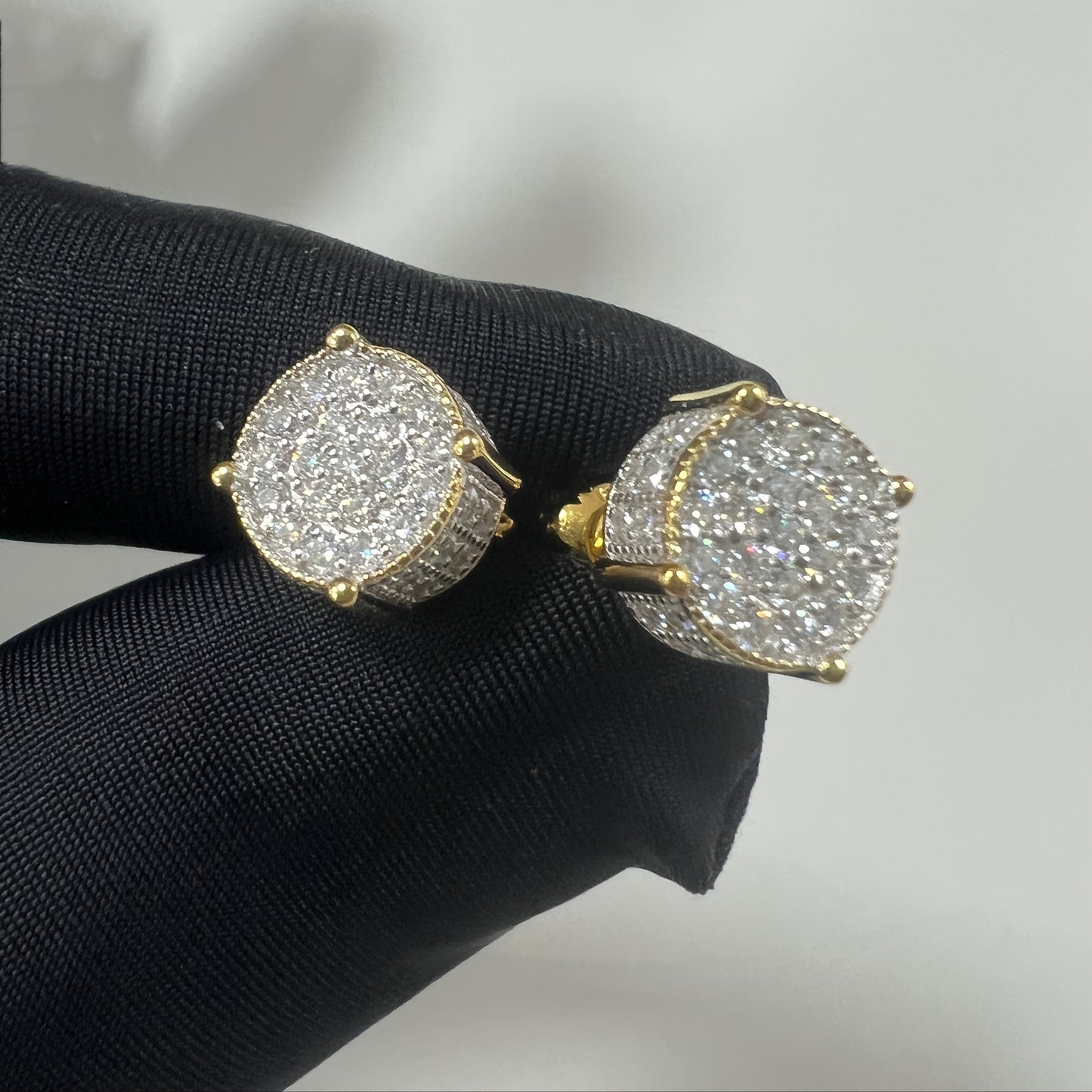 Two pairs of Moissanite Earrings