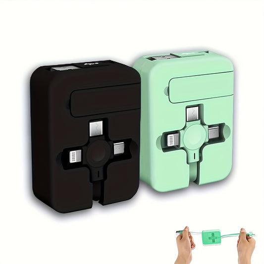 2pcs  Multi-Color Telescopic Stand Cube Data Cable