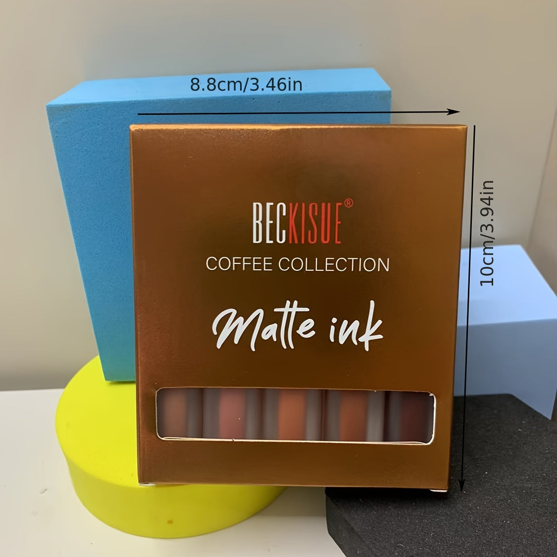 Coffee Color Matte Velvet Lipstick Set 5pcs