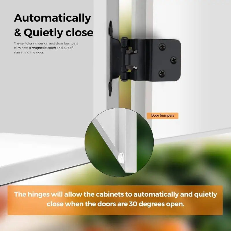 Multi-fold American spring hinge cabinet door self-closing hinge