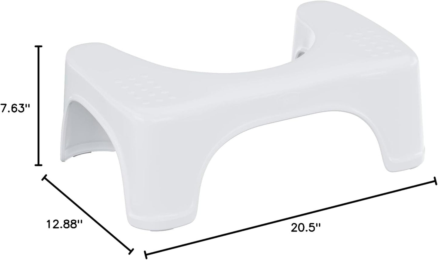 Squatty Potty Standard 7" Toilet Stool, White