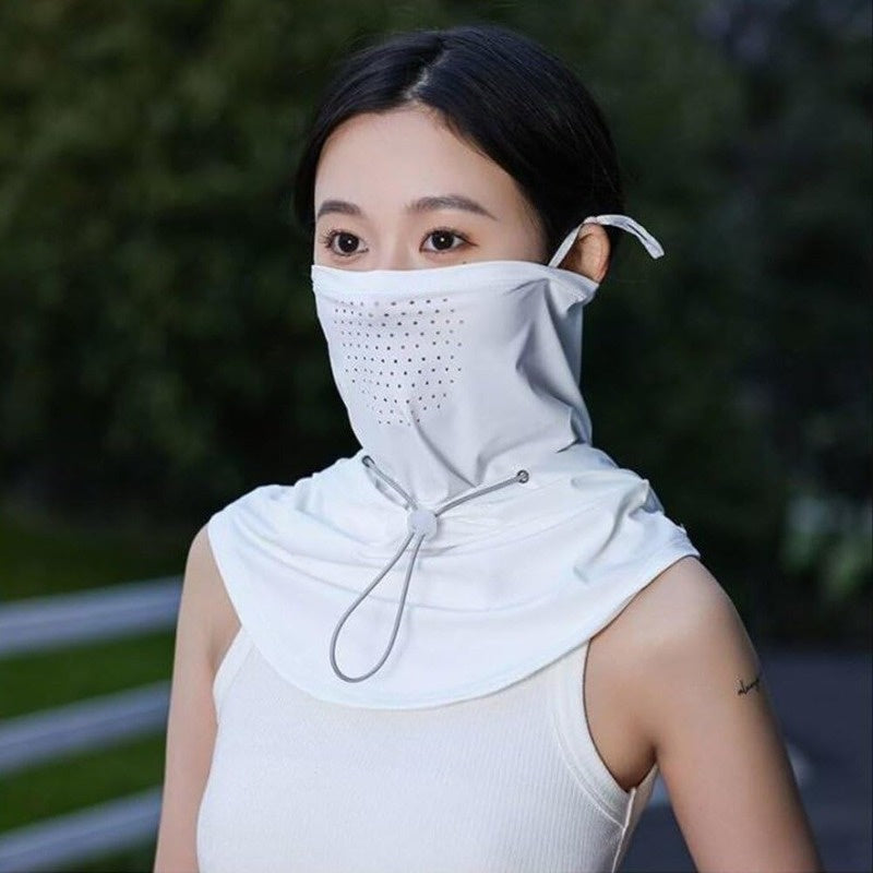 Women'sProtectionHat with Neck Guard & Face Mask