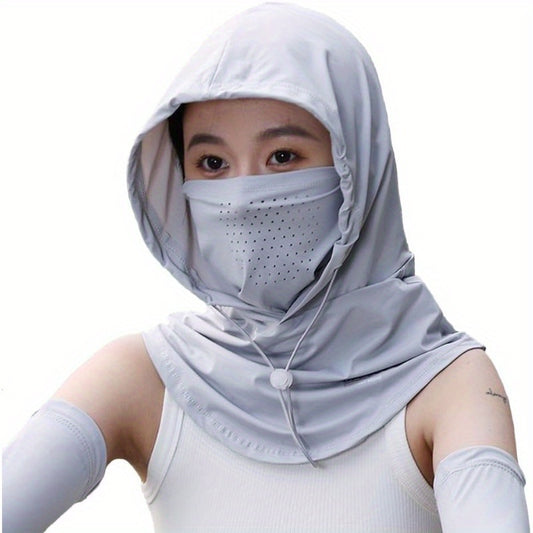 Women'sProtectionHat with Neck Guard & Face Mask