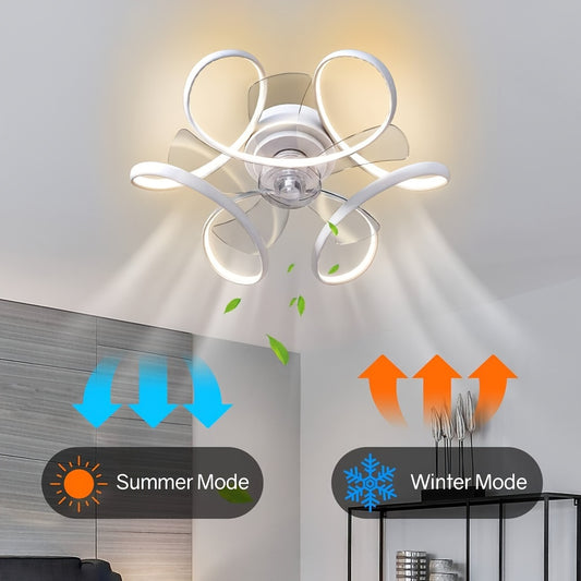1 Ceiling Fan Light with Remote Control